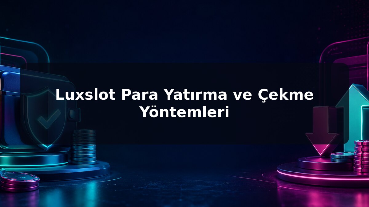 Luxslot Para Yatırma ve Çekme Yöntemleri için Luxslot konu görseli